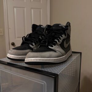 Men Black and Gray Nike  High-Top Sneakers